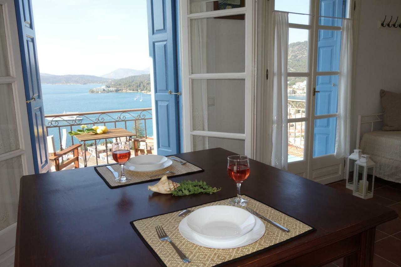 Ferienwohnung Panoramic View Poros Town Exterior foto